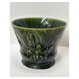 Brush McCoy Green Woodland Mushroom Planter 8" x