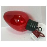 Red Shed Light Up Christmas Bulb 13"