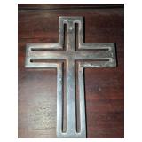 Aluminum Cross Wall Decor 11½"x 8½"