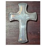 Aluminum Cross Wall Decor 7"x 5"