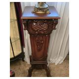 Victorian Style Hand Carved Plant Stand 13½"x