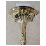 Brass Wall Shelf 9"w 10"t
