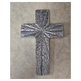 Aluminum Cross Wall Decor 4¼"x 6¾"
