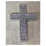 Aluminum Cross Wall Decor 4¼"x 6¼"