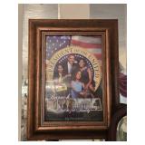 Framed Barack Obama & First Family Print 18"x 24"