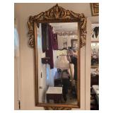 Gold Ornate Framed Mirror 27½"x 51½"