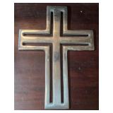 Polished Pewter? Wall Cross 8½" x 11½"