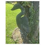 37" Concrete Stork Yard Decor As Pictured