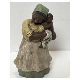 7" Signed Folkart Figurine