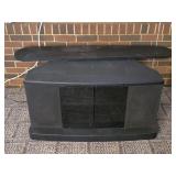 Wooden Television Stand 54"W 29"D 19"J
