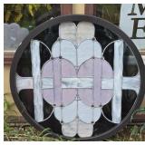 Round Stained Glass Panel 33"