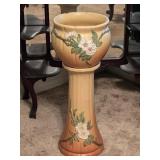 Vintage Weller Pottery Jardiniere & Pedestal 30"