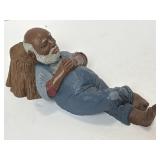 6" Folkart Figurine Signed J.P.??