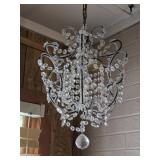 French Style Crystal Chandler 12"W 15"H