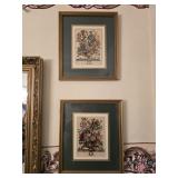 Autumn & Summer Prints by Robert Furber 13¼"x