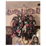 Hanging Artificial Flower Swag Set 22"W 26"H