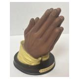 Ebony Treasures 6 1/2" Praying Hands