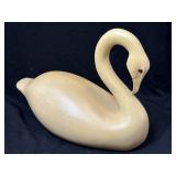 11 1/2" x 15" Wood Swan