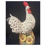 20" Ceramic Rooster