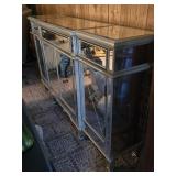 Mirrored Console Table 60"K 15"D 36"H