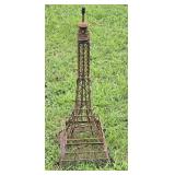 Wire Eiffel Tower Yard Art 33" tall
