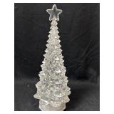 13" Acrylic Lighted Christmas Tree