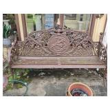 Cast Iron Bench 72"L 22"D 36"H