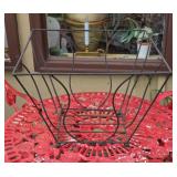 Square Wire Planter 15"x 15"x 12" tall