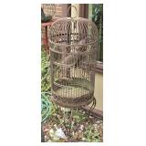 Wire Bird Gage & Parrot 15"W 45"T