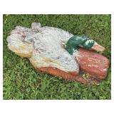 21" Wood Duck Yard Decor