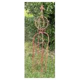 Wrought Iron Sphere Garden Decor 52"