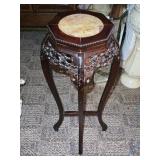 Asian Hand-Carved Wooden Plant Stand 16"x 36"