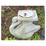 Resin Swan Plant Stand 21"W 21"T