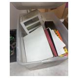 Large Plastic Sterilite Container with Contents