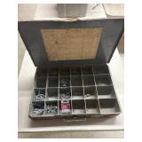 Large Metal Box / Organizer with Screws Etc.