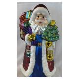 Holiday Time Large Mercury Glass Santa Claus
