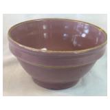 Early Yellow Ware Bowl in Lilac 7.25ï¿½