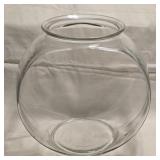 Clear Glass Fish Bowl 11"W 10ï¿½"H