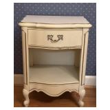 Vintage French Provincial Style Cream and Gold
