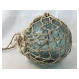 Vintage 5ï¿½ Japanese Netted Glass Float Ball Buoy