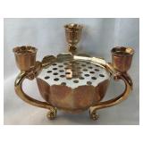 Vintage Brass or Copper Toned Lotus Bowl