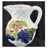 Vintage Otagiri Fruit Basket Pitcher by Andrea