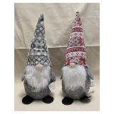 2 Plush Gnome Figures 15" tall
