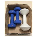 3.3lb & 2- 5lb Dumbbells