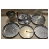 Aluminum Sifter, Funnels & Cake Pans