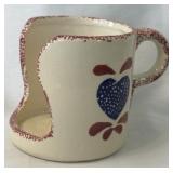 Hermitage Pottery Chamber Light With Sponged