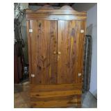 Cedar Wardrobe 35.5ï¿½ W 20ï¿½ D 69ï¿½ T Inside Bottom