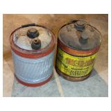 2 5 Gallon Metal Gas Cans