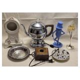 Ceramic Clock Base, Teapot, Planters Bank & more