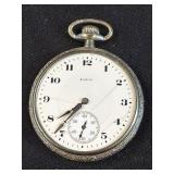 Elgin National Pocket Watch Missing Crystal Under